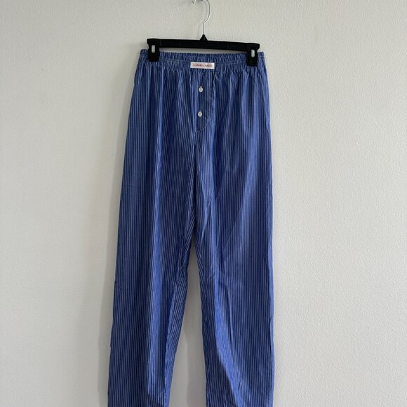 Handover Blue Striped Women's Pants - Picture 3 of 5
